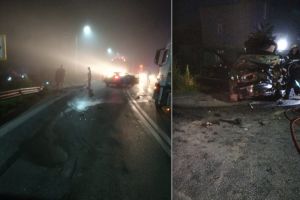 FOTO  Noaptea accidentelor mortale – La Chirpăr o tânără a decedat – Pe DN7, un om a fost ucis de un şofer beat