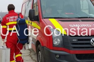 Interventie de salvare in raul Siret. Pompierii au ajutat o femeie sa ajunga in siguranta pana la mal