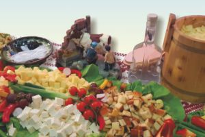 Expoziţie de produse lactate în Piaţa Trandafirilor