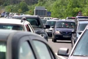 Trafic aglomerat între Predeal şi Comarnic. Se circulă în coloană