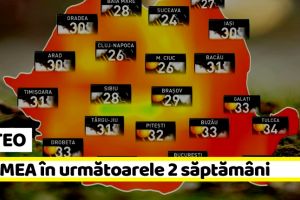 METEO: Cum va fi VREMEA până pe 30 iunie. Vreme toridă şi manisfestări de instabilitate