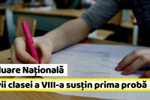 Evaluare Naţională 2019: Absolvenţii clasei a VIII-a susţin, astăzi, prima probă