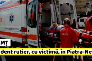 NEAMȚ: Accident rutier, cu victimă, provocat de o tânără