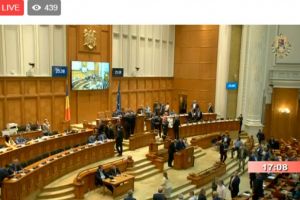 A început votul pentru moţiunea de cenzură: Este unul secret, cu bile - LIVE VIDEO