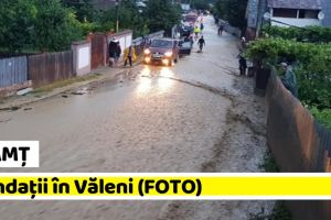 NEAMȚ: Inundaţii în Văleni – Piatra-Neamţ (FOTO)
