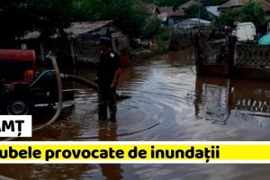 NEAMȚ: Pagubele provocate de inundaţii în această seară (18 iunie). 18 gospodării afectate în 5 localităţi