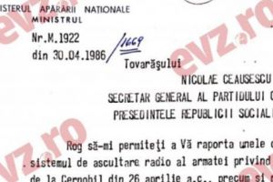 Accidentul de la Cernobîl şi Ceauşescu. Un DOCUMENT ISTORIC demonstrează că dictatorul român era informat de serviciile secrete