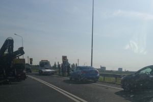 ACCIDENT la ieşirea din Arad! Traficul este îngreunat