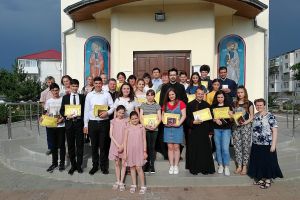 Festivitatea de premiere a elevilor olimpici şi Cerc Pastoral la Parohia „Sfântul Dumitru” Slobozia