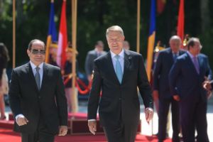 Klaus Iohannis, declaratie de presa comuna cu presedintele Republicii Arabe Egipt - 