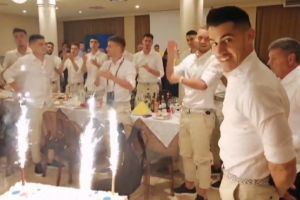 Moment dulce în cantonamentul tricolorilor