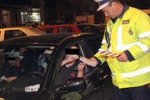 Un şofer oltean beţiv a dat etilotestul peste cap