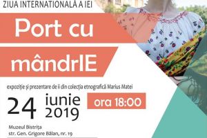 ”Port cu mândrIE” la Muzeul Bistriţa, în ziua de Sânziene – Ziua Universală a Iei