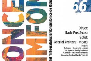 Concert din seria „Integrala lucrărilor simfonice de Richard Strauss” la Ploiesti