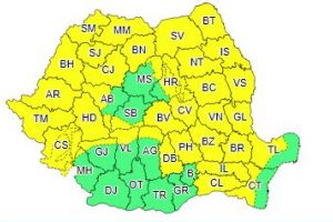 Atentionare meteo! Se strica vremea in toata tara. Judetul Constanta se va afla sub cod galben de vreme rea 