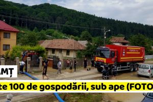 NEAMȚ: Se intervine în peste 100 de gospodării din Piatra-Neamţ (FOTO)