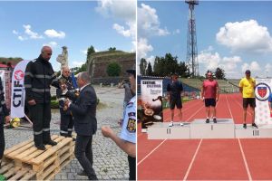 RESPECT! Cel mai puternic pompier şi cel mai bun aruncător din ţară sunt sătmăreni