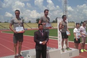 Un poliţist argeşean, CAMPION la sprint