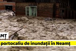 NEAMȚ: Cod portocaliu de inundaţii în Neamţ, în această noapte