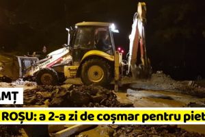 NEAMȚ: Cod ROȘU: A doua zi de coşmar pentru locuitorii din Piatra-Neamţ