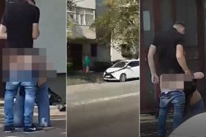 VIDEO Șocant! Doi tineri filmaţi în timpul unui sex oral, pe stradă