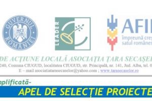Apel de selecţie – MĂSURA M3/6A  – ,,Dezvoltarea  activităţilor non-agricole în microregiunea Ţara Secaşelor”