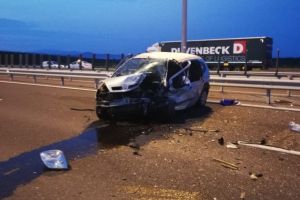 Soferul care a provocat accidentul de pe autostrada A1, identificat de politisti dupa ce a fugit de la locul producerii evenimentului