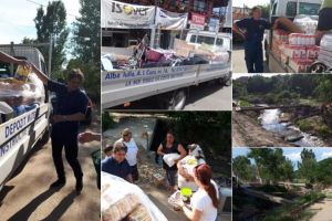 FOTO: Donaţii de la grup de liberali inimoşi din Alba, pentru sinistraţii din Săliştea