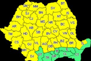 Un nou Cod galben pentru judeţul Botoşani. Ce anunţă meteorologii!