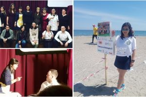 Distributie cu Lavinia Dragu:  Spectacolele Arthesium“. Participanta la ultramaraton, pe scena Casei de Cultura din Constanta (galerie foto)