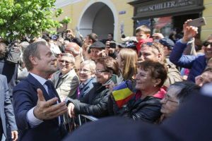 Donald Tusk – ’’Pe stradă la Sibiu, m-am întâlnit cu mii de adevăraţi europeni. Poţi atinge esenţa Europei la Sibiu’’
