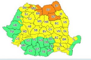 Judetele Constanta si Tulcea, sub cod galben de vreme severa. Cand expira avertizarile meteo 