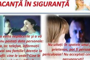 Vacanţă în siguranţă! Copiii pe internet