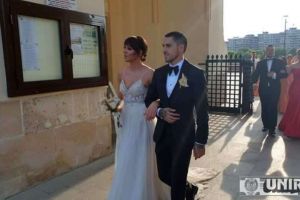 FOTO, VIDEO: Nicolae Stanciu, fotbalistul originar din Alba, s-a căsătorit religios cu aleasa inimii sale, Andreea