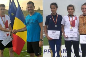 Atletism. Constanta pe podium:  Marian Petre si Maria Timofei, aur la Campionatul National de juniori (galerie foto)