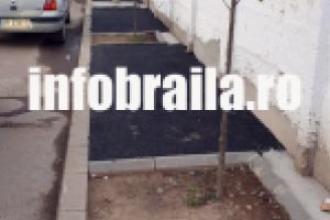 FOTO SENZATIONAL / Braila a inventat trotuarul impotriva obezitatii