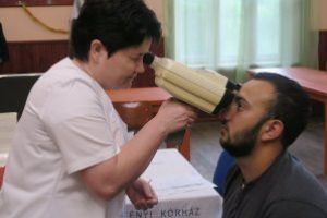 Mulţi tineri s-au prezentat la screening-ul de la comuna Boroşneu Mare