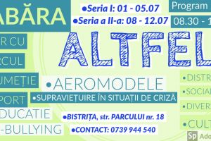 Tabără Altfel la Bistriţa. Copiii vor învăţa inclusiv să supravieţuiască în caz de criză