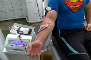 FOTO- Jandarmii braşoveni au donat, astăzi, sânge