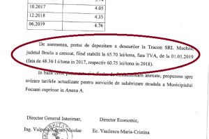 Salubritatea stradală va costa mai scump la Focşani, din această vară
