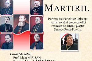 Portretele celor şapte episcopi martiri, beatificaţi de Papa Francisc, vor fi expuse la Biblioteca Judeţeană. Au fost realizate de caricaturistul Ștefan Popa Popa’s