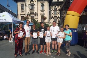 Premii pentru elevii Școlii Gimnaziale nr. 16 din Constanta la etapa nationala a concursului educatie rutiera Cupa DHS 