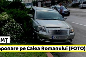 NEAMȚ: Tamponare pe Calea Romanului (FOTO)