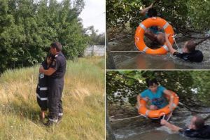 UPDATE/ FOTO: Intervenţie CONTRACRONOMETRU a pompierilor din Sebeş: Au salvat doi copii aflaţi în pericol să cadă în râu