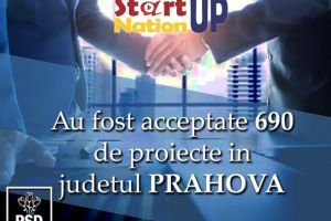 690 de proiecte din Prahova, acceptate in programul Start Up Nation