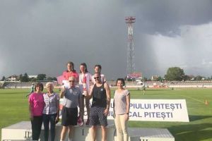 FOTO: Atleta Mihaela Blaga – bronz la Naţionalele de juniori 1! A treia medalie naţională din acest an pentru sportiva de la CSȘ Blaj