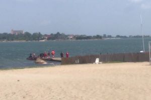 Operatiune pentru salvarea unei femei care disparuse in ghiol, in zona Eforie Nord