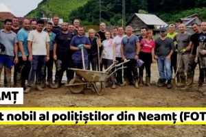 NEAMȚ: Gest nobil al poliţiştilor din Neamţ (FOTO)
