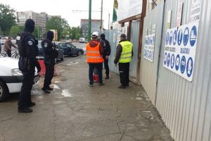 Un alt accident pe şantierul viitorului mall AFI din Braşov