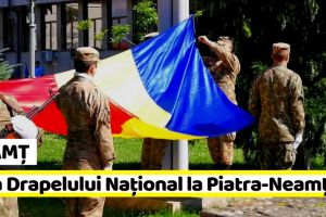 NEAMȚ: Ziua Drapelului Naţional, sărbătorită la Piatra-Neamţ (VIDEO)